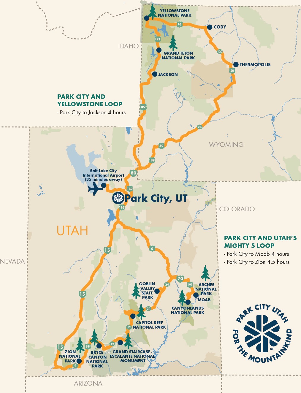 Itinerary Idea - Park City and the Natural Wonders of the West